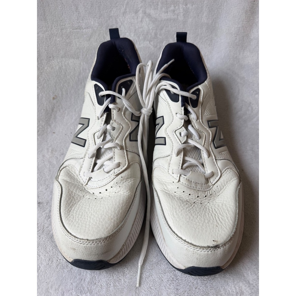 New Balance 857 Cross Trainer Mens 13 White Navy Good ROLLBAR MX857WN3